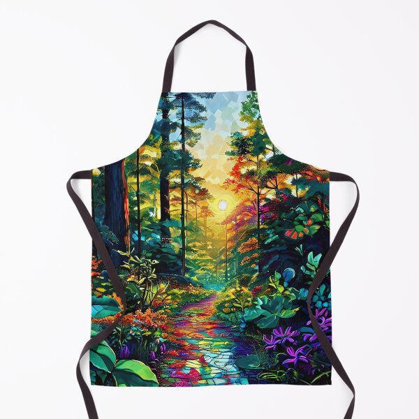 Item preview, Colorful forest path at sunset designed and sold by Mianku | Für das Leben.