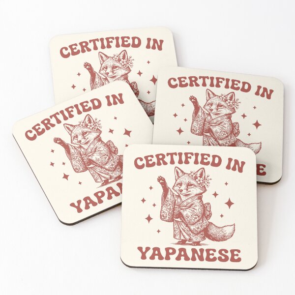 Item preview, Certified In Yapanese Yapping Fox Retro Asian designed and sold by Y-Vibes.