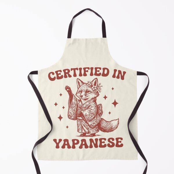 Item preview, Certified In Yapanese Yapping Fox Retro Asian designed and sold by Y-Vibes.
