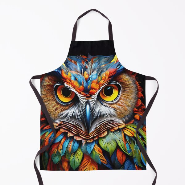 Item preview, Colorful owl in an abstract style designed and sold by Mianku | Für das Leben.