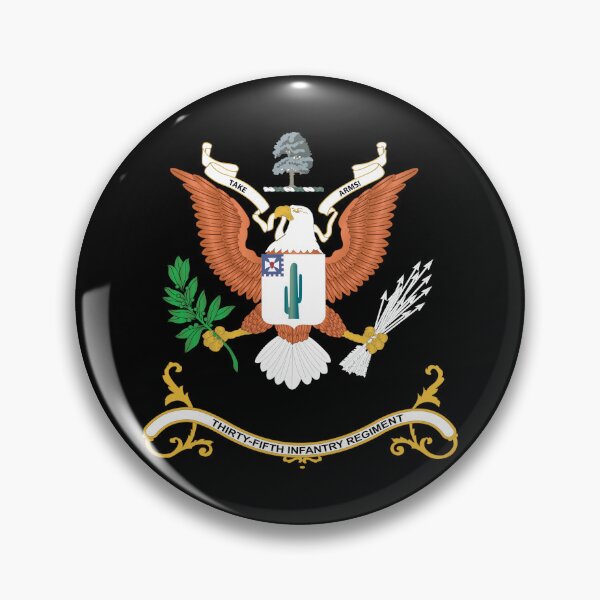 Item preview, Army - Regimental Colors - 35th Infantry Regiment  - TAKE ARMS! X 300 designed and sold by Military Insignia Products.