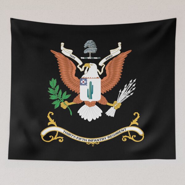 Item preview, Army - Regimental Colors - 35th Infantry Regiment  - TAKE ARMS! X 300 designed and sold by Military Insignia Products.