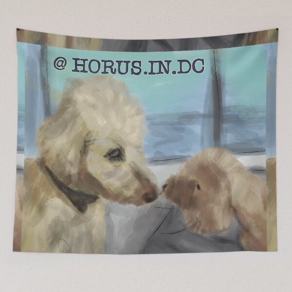 Item preview, HORUS.IN.DC - Horus visiting one of his favorite playmates, Lola. designed and sold by dwindover.