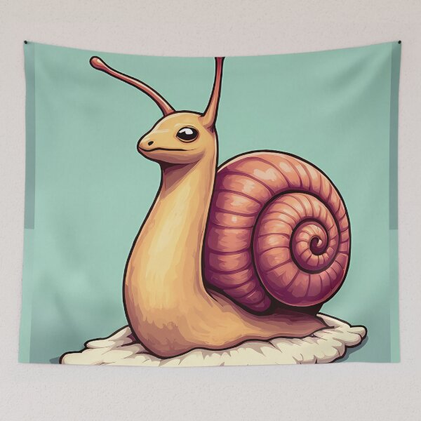 Item preview, Cute cartoon snail on a cloud designed and sold by Mianku | Für das Leben.
