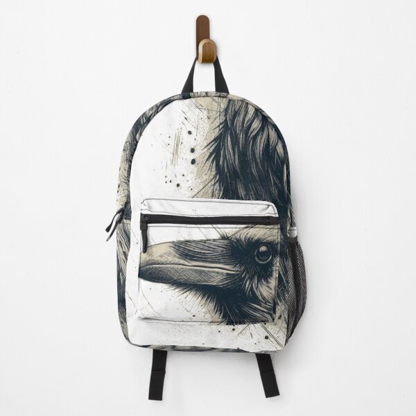 Item preview, The Crow – Gothic Raven Ink Illustration designed and sold by denip.