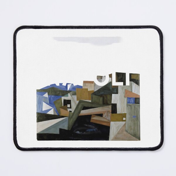 Item preview, Napoli Bauhaus Art – Naples Italy Contemporary Geometric Poster, Modern Bauhaus Travel Illustration, Abstract City Wall Art designed and sold by OzzFrequency.