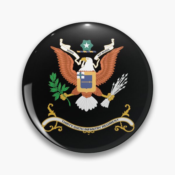 Item preview, Army - Regimental Colors - 36th Infantry Regiment  - DEEDS NOT WORDS X 300 designed and sold by Military Insignia Products.