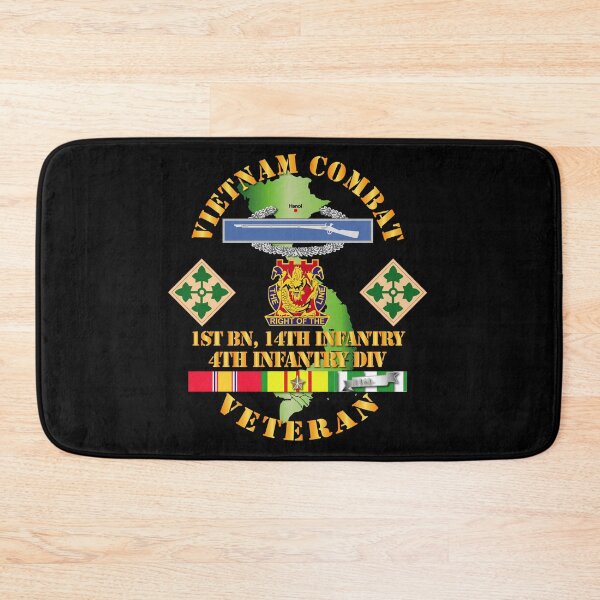 Item preview, Army - Vietnam Combat Infantry Veteran w 1st Bn 14th Inf - 4th ID SSI designed and sold by Military Insignia Products.