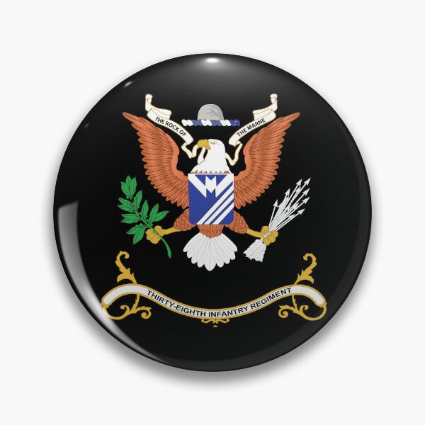 Item preview, Army - Regimental Colors - 38th Infantry Regiment  - THE ROCK OF THE MARNE X 300 designed and sold by Military Insignia Products.