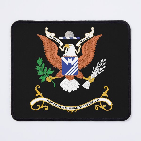 Item preview, Army - Regimental Colors - 38th Infantry Regiment - THE ROCK OF THE MARNE X 300 designed and sold by Military Insignia Products.