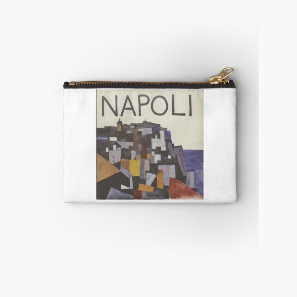 Item preview, Napoli Bauhaus Art – Naples Italy Contemporary Geometric Poster, Modern Bauhaus Travel Illustration, Abstract City Wall Art designed and sold by OzzFrequency.