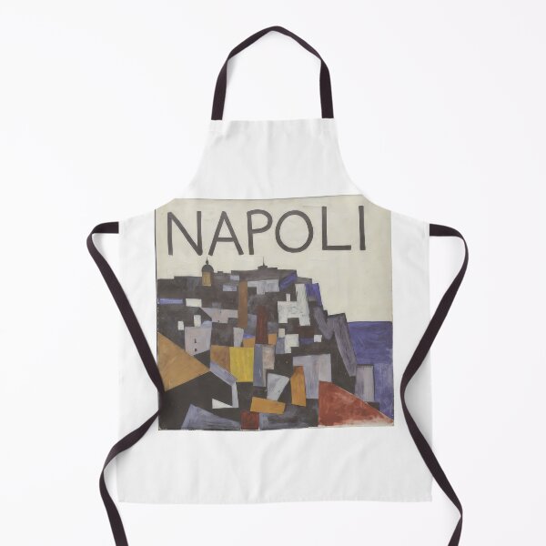 Item preview, Napoli Bauhaus Art – Naples Italy Contemporary Geometric Poster, Modern Bauhaus Travel Illustration, Abstract City Wall Art designed and sold by OzzFrequency.