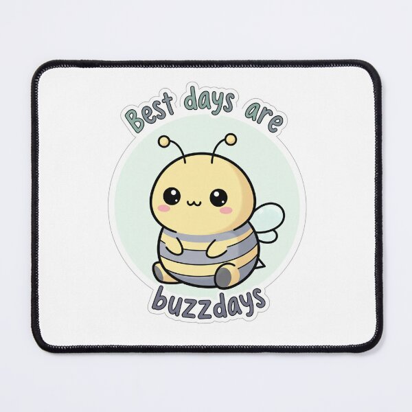 Artikelvorschau, Ästhetische Geschenke mit Bienenmotiv in dezenten Pastellfarben – Neutral Tone Buzzdays entworfen und verkauft von VibePrintsHub.