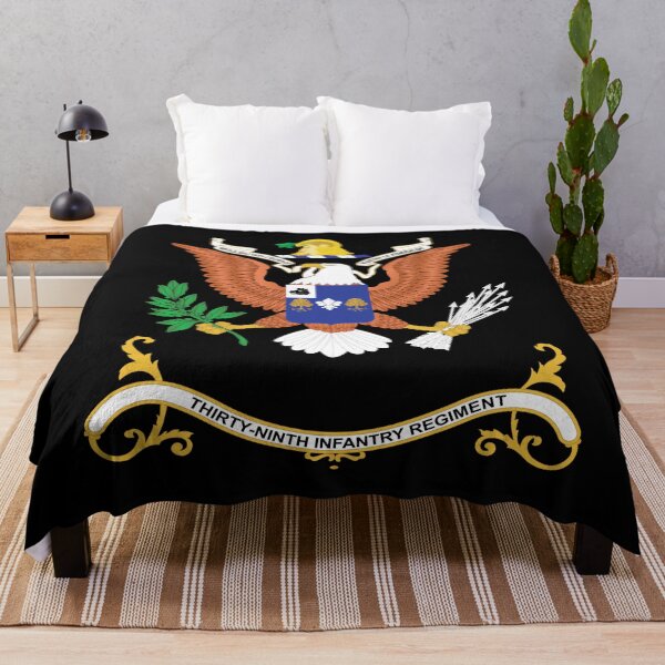 Item preview, Army - Regimental Colors - 39th Infantry Regiment - WITH A MILITARY COURAGE WORTHY OF X 300 designed and sold by Military Insignia Products.