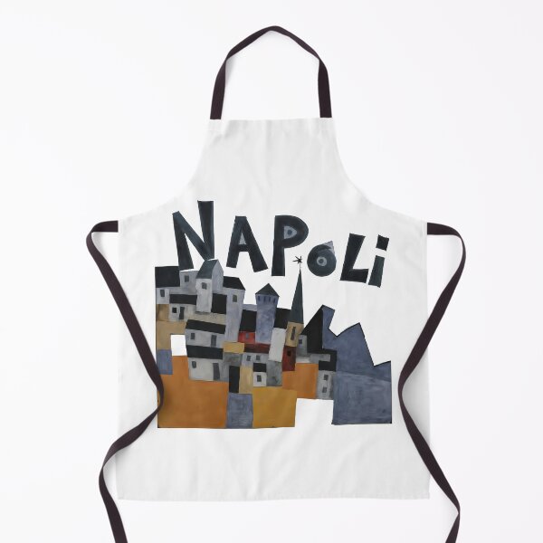 Item preview, Napoli Bauhaus Art – Naples Italy Contemporary Geometric Poster, Modern Bauhaus Travel Illustration, Abstract City Wall Art designed and sold by OzzFrequency.