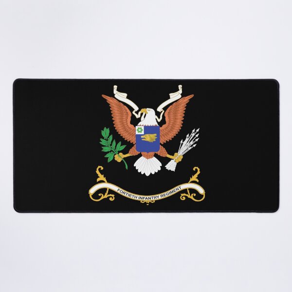 Item preview, Army - Regimental Colors - 40th Infantry Regiment - No Motto X 300 designed and sold by Military Insignia Products.