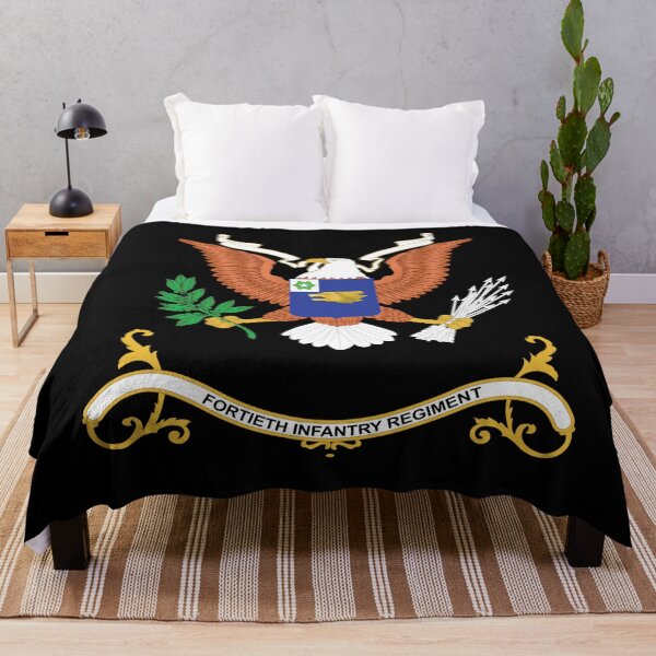 Item preview, Army - Regimental Colors - 40th Infantry Regiment - No Motto X 300 designed and sold by Military Insignia Products.