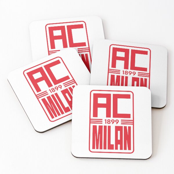 Item preview, AC Milan 1899 Minimal Typography sticker - RED designed and sold by Musabinho.