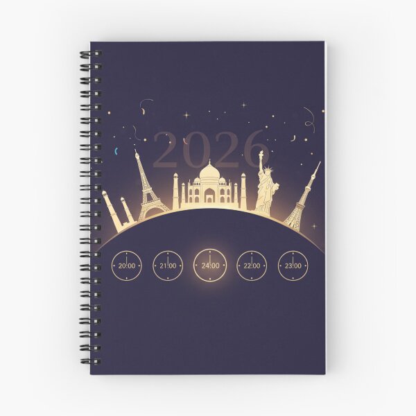 Item preview, 2026 Global New Year Countdown – World Landmarks Celebration designed and sold by PunchDrop.