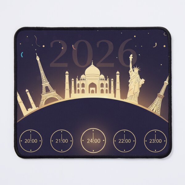 Item preview, 2026 Global New Year Countdown – World Landmarks Celebration designed and sold by PunchDrop.
