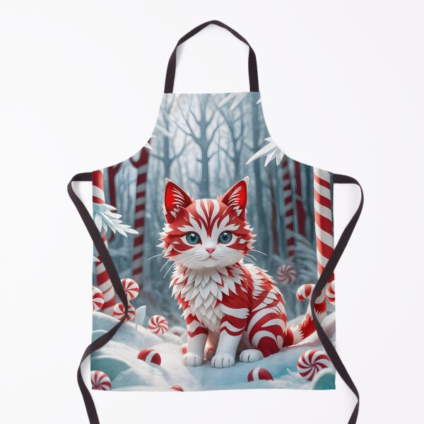 Item preview, Candy Cane Kitten Forest designed and sold by icyani2024.