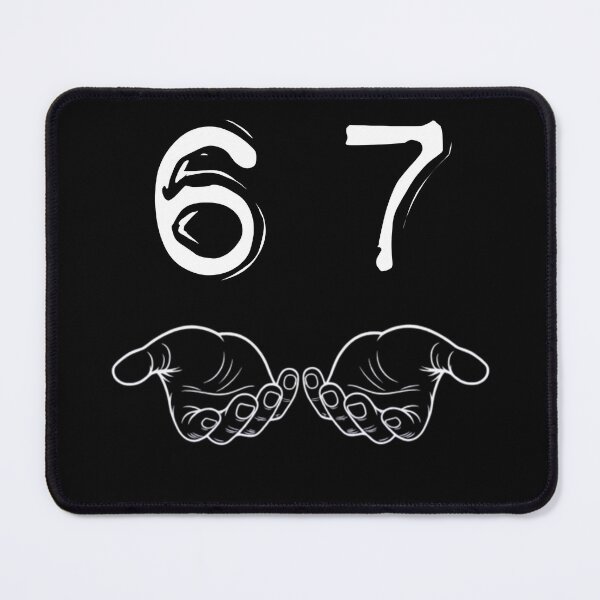 Item preview, SIX SEVEN Hands Minimalist Meme Statement T-Shirt designed and sold by MadeByParty.