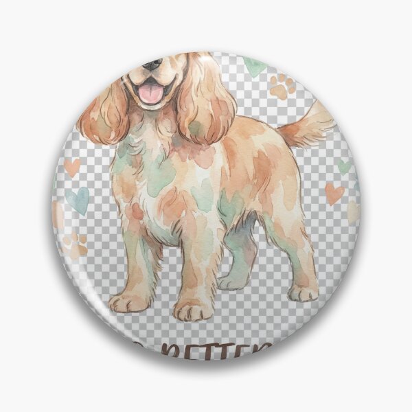 Item preview, Life is Better with a Cocker Spaniel Watercolor Dog Lover Gift designed and sold by courtsideco.
