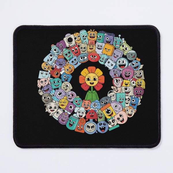 Item preview, Happy Flower Character Surrounded by Doodles designed and sold by PopStars1993.