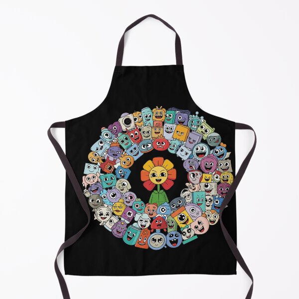 Item preview, Happy Flower Character Surrounded by Doodles designed and sold by PopStars1993.