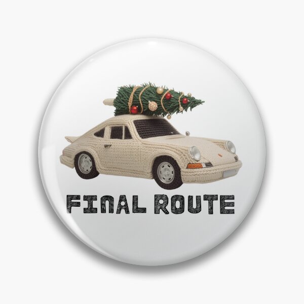 Item preview, Funny Christmas Road Trip Car – Final Route Home for the Holidays designed and sold by MiszungART.