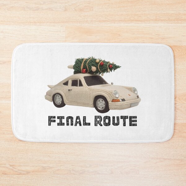 Item preview, Funny Christmas Road Trip Car – Final Route Home for the Holidays designed and sold by MiszungART.