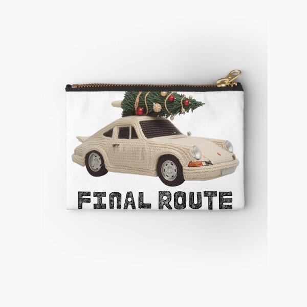 Item preview, Funny Christmas Road Trip Car – Final Route Home for the Holidays designed and sold by MiszungART.