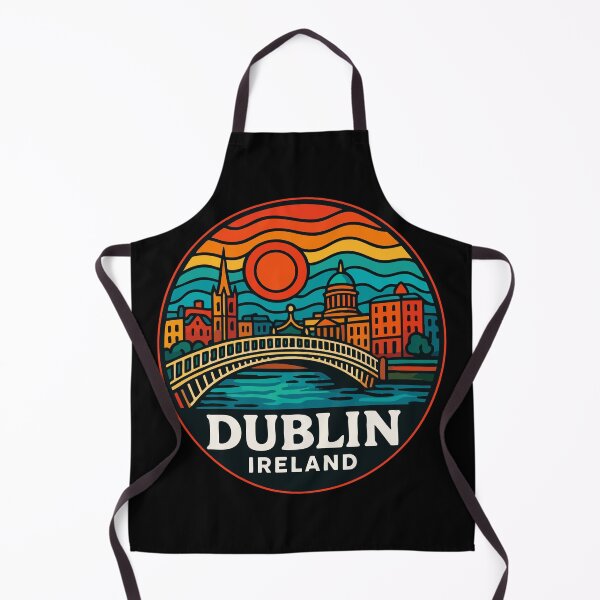 Item preview, Dublin Ireland Trippy Art Travel designed and sold by TomFrontierArt.