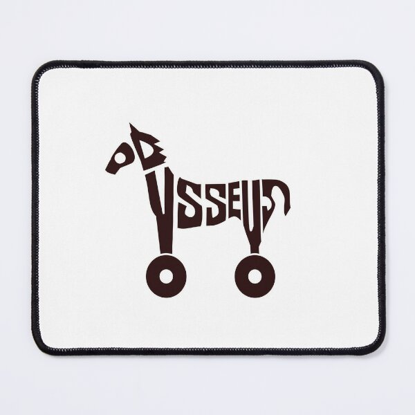 Item preview, Odysseus’s Trojan Horse – Greek Myth Typography Art designed and sold by denip.