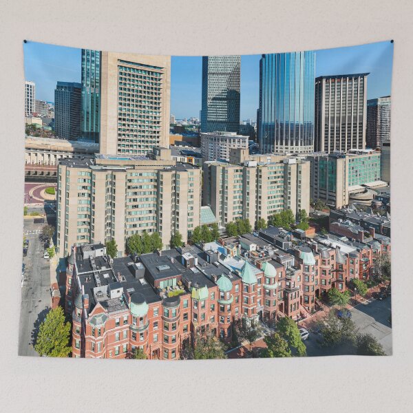 Item preview, Boston / St.Boltoph Street / (blue banner) designed and sold by kevinheaven.