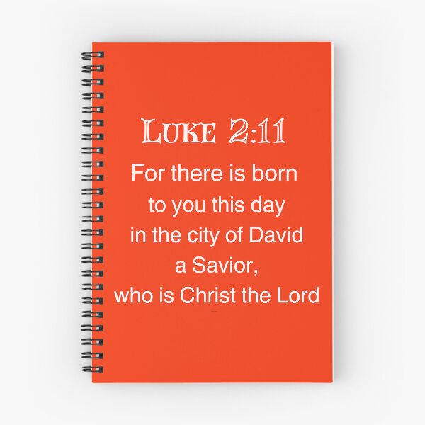 Item preview, Luke 2:11 Christmas Scripture Verse designed and sold by psalm23heals.