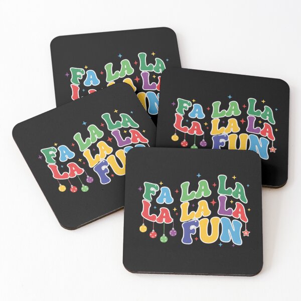 Item preview,  Fa La La La Fun Cute Wavy Christmas Text designed and sold by MofazStyle.