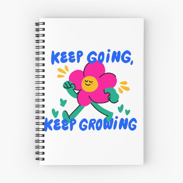 Item preview, Keep Going, Keep Growing – Positive Flower Art designed and sold by velvetskyco.