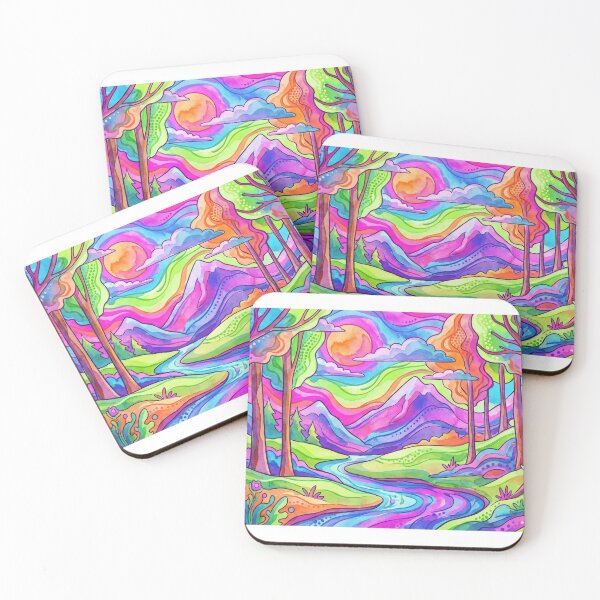 Item preview, Rainbow Forest designed and sold by ProcrastCrafts.