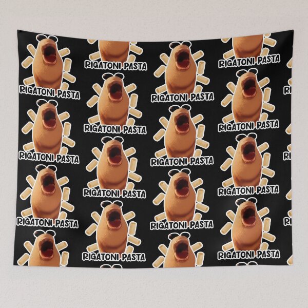 Item preview, Marcus the Worm - Rigatoni Pasta designed and sold by BadLuckByDesign.
