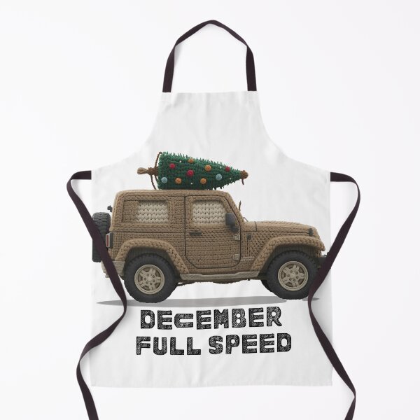 Item preview, December Full Speed – Festive Winter Car Illustration designed and sold by MiszungART.