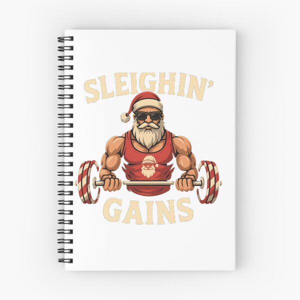 Item preview, Bad Santa Sleighin Gains Workout designed and sold by MosensKraft.