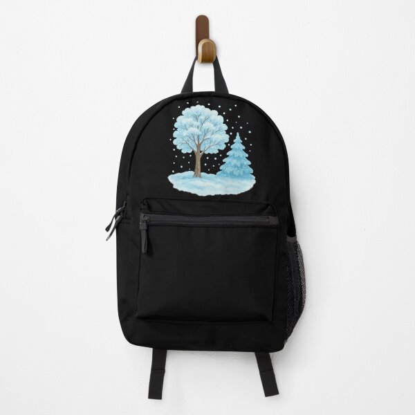 Item preview, Peaceful Winter Trees in Snow – Minimal Winter Landscape Illustration designed and sold by B-M-Store.