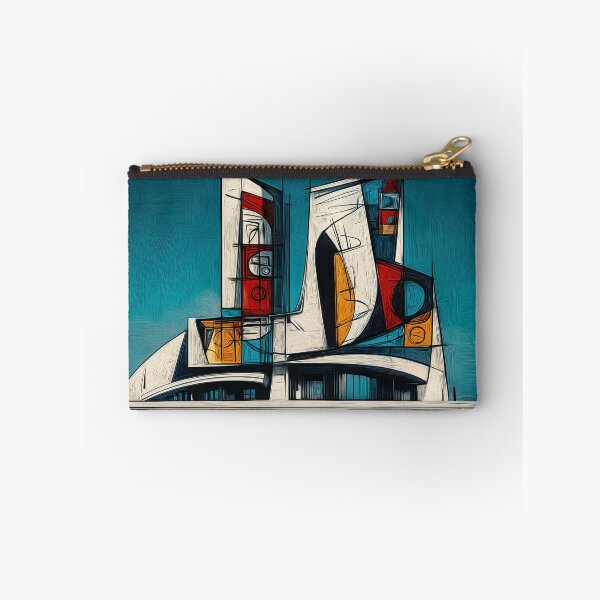Item preview, Shape the Future with a Bold Geometric Building in Modern Abstract Architectural Structure designed and sold by OlfactoART Studio.