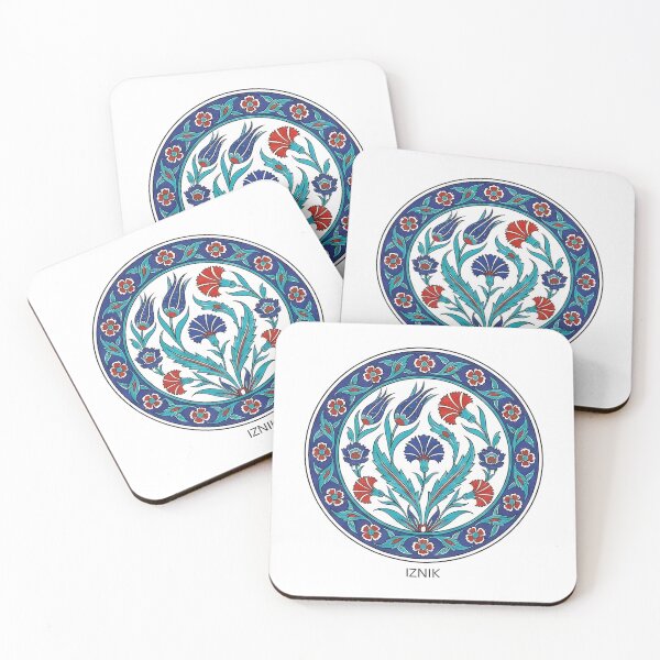 Item preview, Iznik Turkish Tile Art Floral Pattern designed and sold by k3rstman1.
