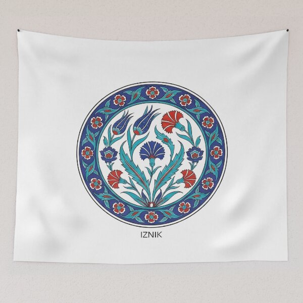 Item preview, Iznik Turkish Tile Art Floral Pattern designed and sold by k3rstman1.