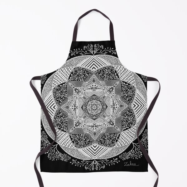 Item preview, White Intuitive Mandala — Organic and symmetric symbolic designed and sold by MelZahrArt.