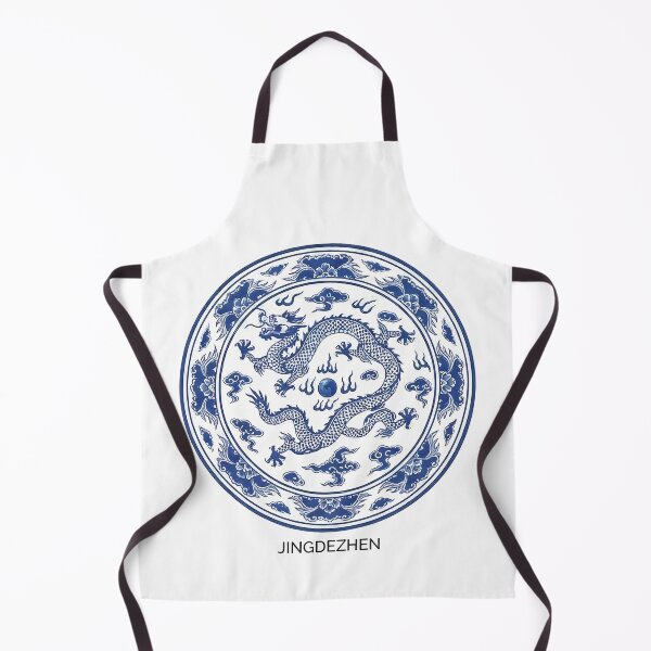 Item preview, Classic Oriental Dragon Blue White Pattern designed and sold by k3rstman1.