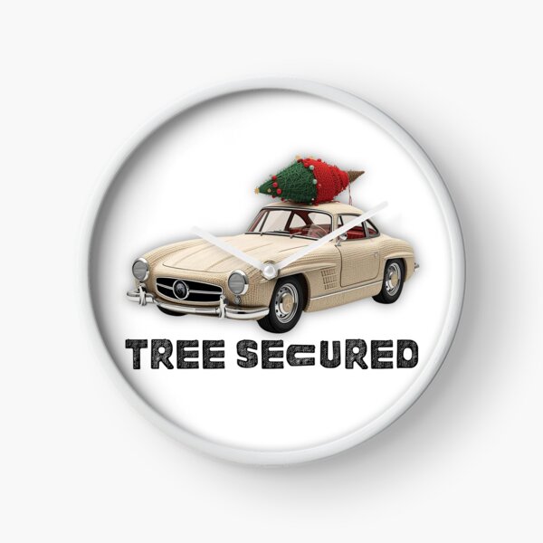 Item preview, Tree Secured – Classic Christmas Car Illustration designed and sold by MiszungART.