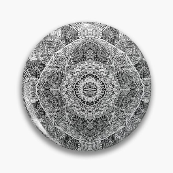 Item preview, Azulejo — White Intricate Mandala inspired by Andalusian Mosaics designed and sold by MelZahrArt.